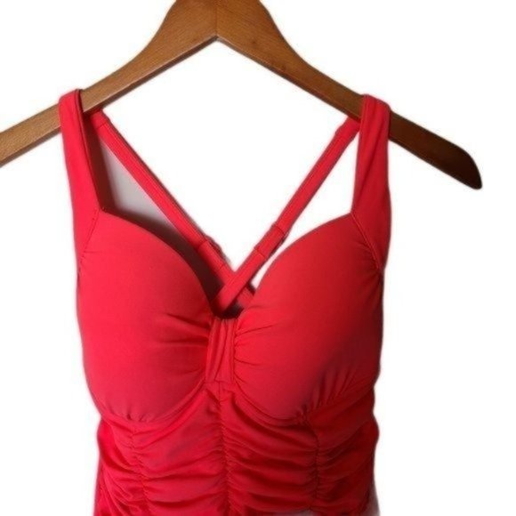 Seafolly SINGLET DD Cup Halter Tankini Top 6 - Picture 12 of 14